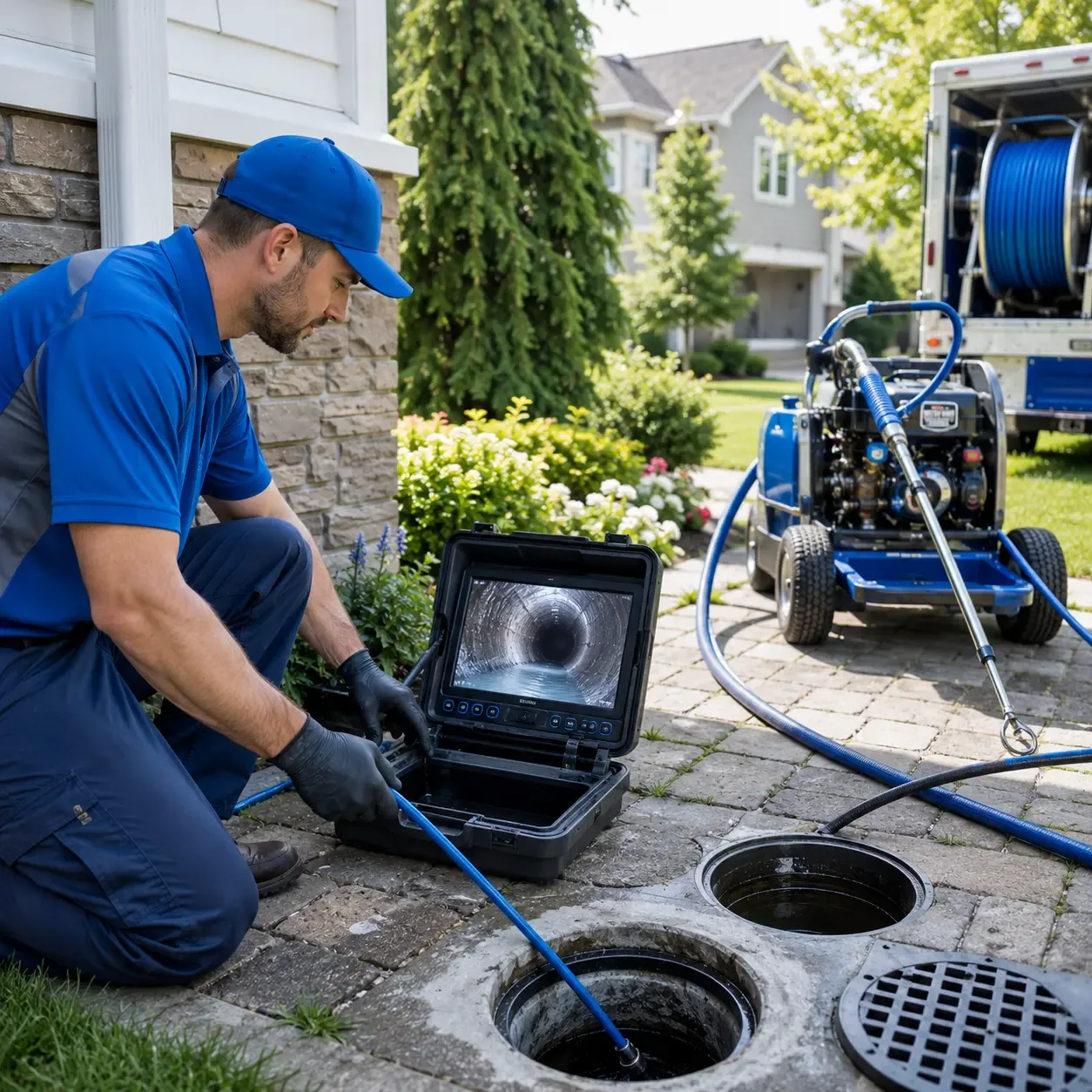 Outdoor drain cleaning professionals serving Davis, CA